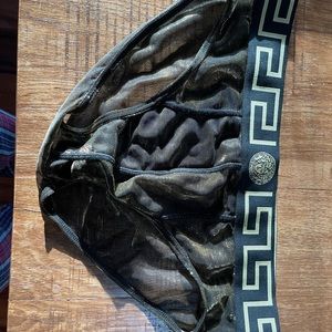 Gold See Thru Versace